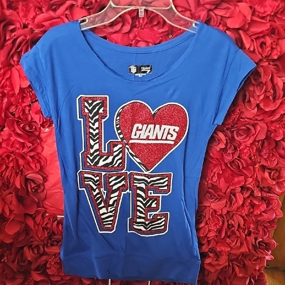 Team Apparel Blue Giants Love Kids T-Shirt Like New